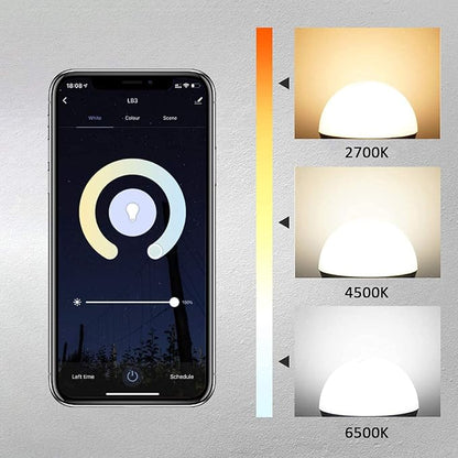 XODO Smart WiFi C37 E12 Dimmable Candelabra Light Bulb - 5W(30W Equivalent) LED LB4-2PK (4 Pack)