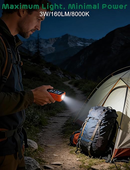 Oxygen Detector, SQECH 7-in-1 Rechargeable Oxygen Monitor Measures CO/CO2/O2/Temperature/Humidity, with Flashlight & SD Card, Oxygen Meter with Alarm & 3.27" Display, for Home, Camping, RV, Travel