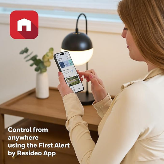 NEW! Honeywell Home Smart Thermostat, Conventional/Heat Pump Compatibility, WiFi Thermostat for Home, X2S, White