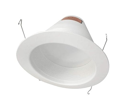 NICOR Lighting 6 inch White Airtight Recessed Cone Baffle Trim, Fits 6 inch Housings (17550A)