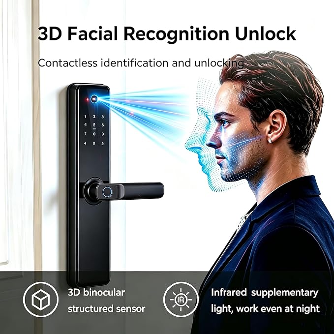 Sophies 3D Face Recognition Smart Door Lock