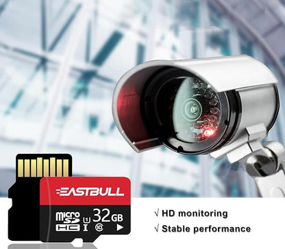 EASTBULL 32GB 5-Pack of Micro SD Cards, 32GB SD Cards Pack Full HD Video 90MB/s UHS-I U1 Micro SDHC Class 10 for Surveillance Security Cam (5 Units and 2 Adapters)