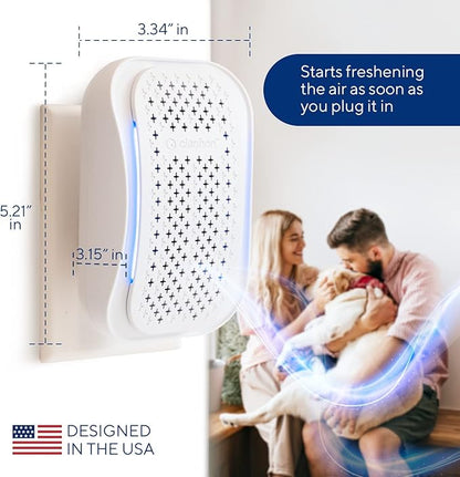 Clarifion - DSTx 2.0 Portable Air Purifier (3 Pack) - Plug In Air Ionizer HEPA Air Filter, Mini Personal Air Purifiers For, Bedroom and Pets Helps With Dust, Smoke, Airborne Dust and Odors