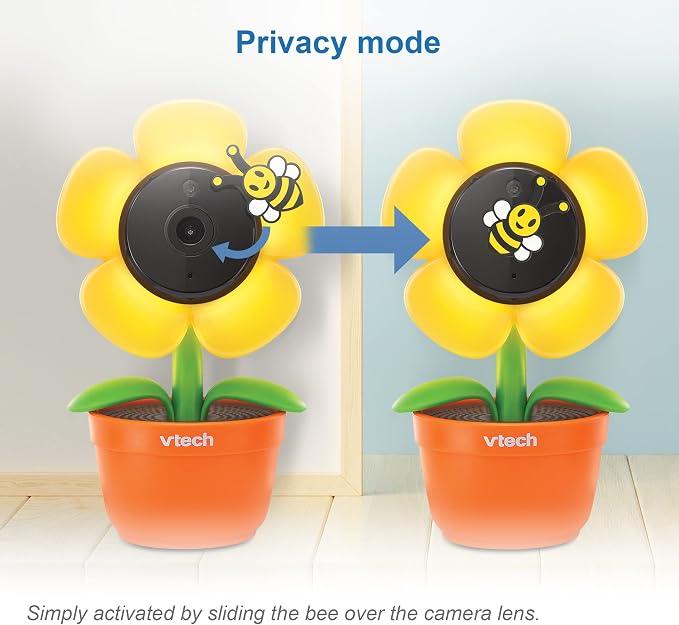 VTech RM9751 Yellow Daisy Smart Wi-Fi Baby Camera