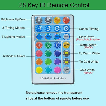 Easter Flood Light Bulbs with Remote Timing Function,Outdoor E26 30W Par38 LED Bulb Color Changing,Garden Landscape Lamps for Easter Day Home Party Decoration