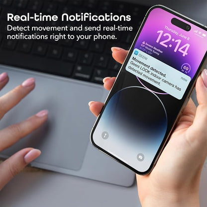 Geeni Look 720p Indoor Camera, HD Wi-Fi, 2-Way Audio & Night Vision, 2-Pack | Motion detection, works with Alexa & Google Home