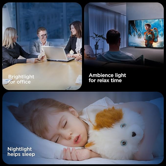 TALOYA Flush Mount Ceiling Light with Remote,3000K-6500K Adjustable,2000K Nightlight,18 Inch, Led Low Profile Ceiling Lights for Bedroom, Living Room, Kitchen, Black