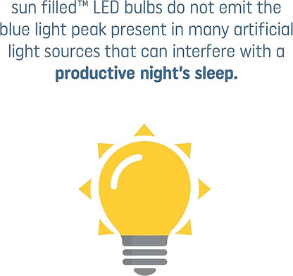 GE Sun Filled LED Light Bulbs, 65 Watt Eqv, Soft White, BR30 Indoor Floodlight (Pack of 2)