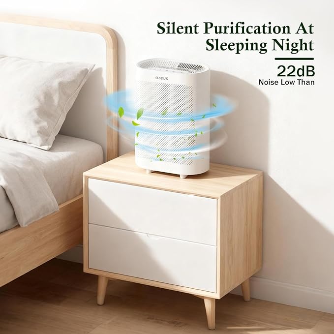 AZEUS Large Room Air Purifier FS32 (2, White board)