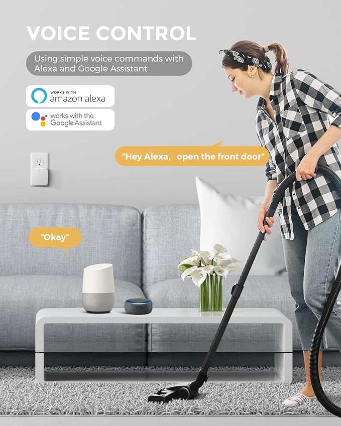 ARPHA Smart Lock Wi-Fi Gateway G1, Remote Control Wi-Fi Bridge, Voice Control, Smart Hub Compatible