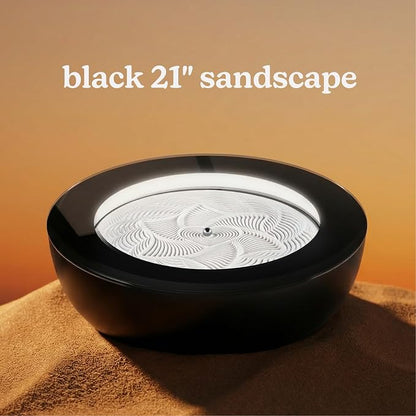Homedics Drift Sandscape, Perpetual Motion Machine, 21 Inch (Large), Black