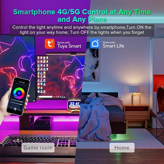 5in1 WB5 2.4GHz WiFi PWM LED Controller Compatible Alexa Google Home