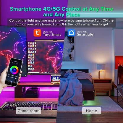 5in1 WB5 2.4GHz WiFi PWM LED Controller Compatible Alexa Google Home