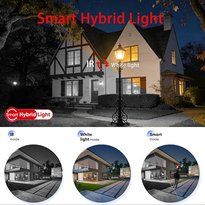 DS-2CD1083G2-LIUF 4K 8MP Smart Hybrid Light Hik Bullet PoE IP Camera, Long Range, Human/Vehicle Detection, Built-in Microphone, H.265+, IP67, 113° Wide Angle,2.8mm Lens, Internation Version