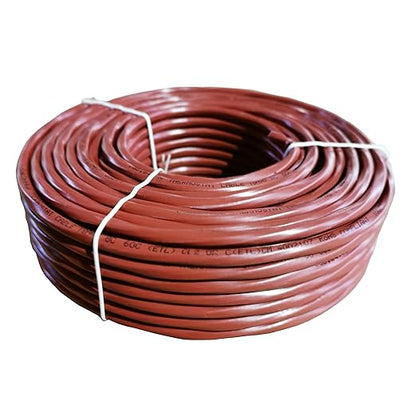 Thermostat Wire 18/5 18 Gauge 5 Conductor ETL 18-5 100 Feet Brown (18-5 Brown, 100Feet（30 Meter）)