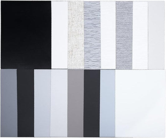 Astomi Blackout Roller Blinds Fabric Samples Collection (16 Colors)