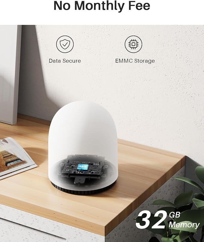 WUUK Doorbell Camera Wireless No Subscription 2K, Wired Video Doorbell