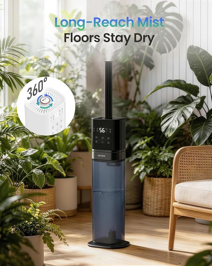 Humidifiers for Bedroom 2.1Gal/8L, Smart Humidifier for Large Room