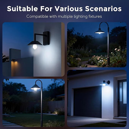 Motion Sensor Light Bulbs, Motion Detector Lightbulb Dusk to Dawn Led E26 12W(100W Equivalent) Light Bulb Indoor Outdoor for Porch Garage Hallway