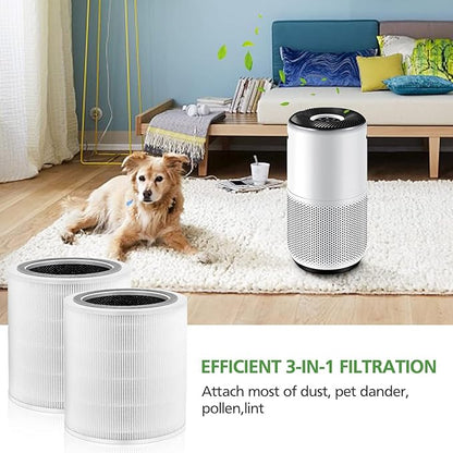 Core 400S Replacement Filter for LEVOIT Core 400S-P Smart WiFi Air Purifie-r, Core 400S-RF, 3-in-1 Activated Carbon Filter, LRF-C401S-WUS, 1 Pack