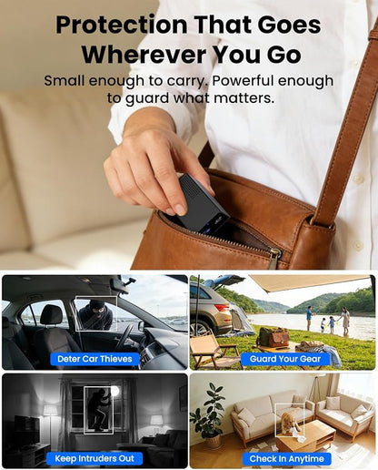 No WiFi Security Camera, 4MP Cellular Security Camera with 4G SIM Card