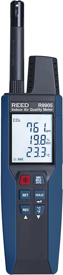 REED Instruments R9905 Data Logging Indoor Air Quality Meter