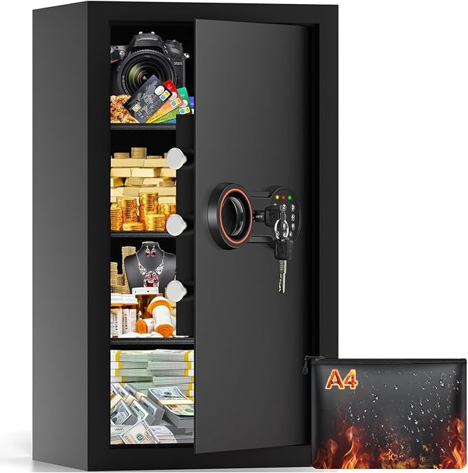 6.0 Cu Ft Large Safe Box for Home Use, 27.6"H Heavy Duty Home Safe