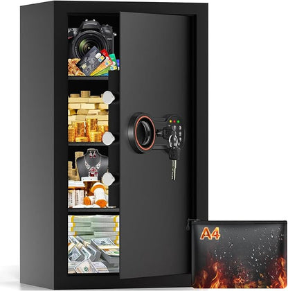 6.0 Cu Ft Large Safe Box for Home Use, 27.6"H Heavy Duty Home Safe