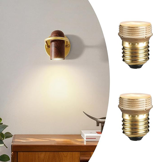 E26 LED Bulb 40W Equivalent, Uses 3.5 Watt 3000K Warm White, Mini Spotlight Indoor with Dimmable 220 Lumens, Filament-Free Small Edison Bulbs, LED Lights for Bedroom, Ceiling Fixtures, 2 Pack