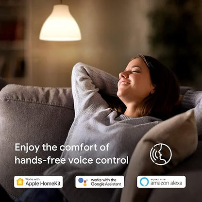 TREATLIFE Apple HomeKit Smart Switches for Lights, Neutral Wire Required, 2.4GHz WiFi Smart Light Switch Compatible with Alexa, Google Home & SmartThings, Single-Pole, No Hub Needed