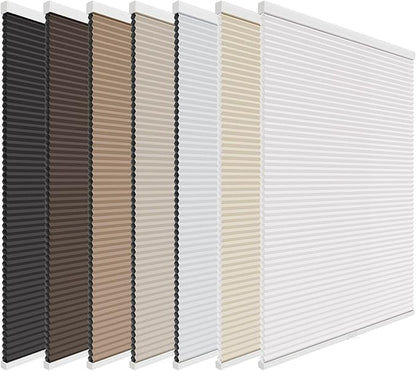 Changshade Cellular Shades Cordless Blinds Custom Size, Honeycomb Indoor Window Blind 1.5 inch Cell Pleated for Home, Office, Bedroom, Nursey, Fabric Sample