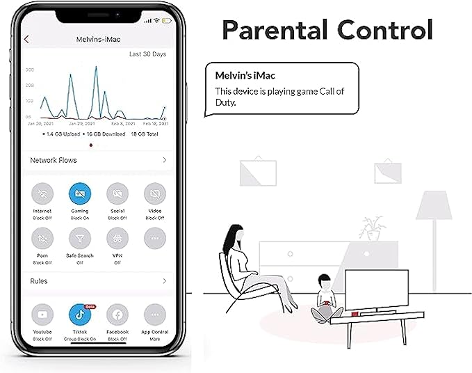 Firewalla: Cyber Security Firewall for Home & Business, Protect Network from Malware and Hacking | Smart Parental Control | Block Ads | VPN Server and Client | No Monthly Fee (Purple SE)