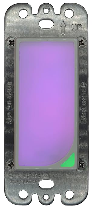 KAUF RGB Wall Switch with ESPHome, Compatible with Tasmota, Made for Home Assistant