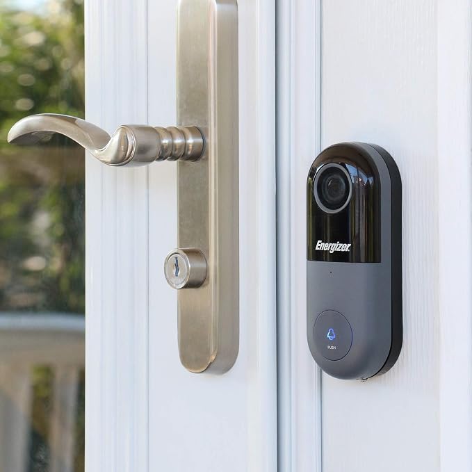 XTREME Energizer Connect 1080p Wired Video Doorbell, Home Security |Requires Existing Doorbell Wires, Not Battery Powered, 2-Way Audio, Cloud Storage, Remote Access, Night Vision, iOS/Android App
