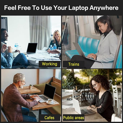 Laptop Privacy Screen 15.6 Inch 16:9 Aspect Ratio, Laptop Screen Privacy Shield Compatible With Lenovo Hp Dell Acer Asus Thinkpad Envy Xps, Removable Anti Glare Blue Light Computer Filter Protector