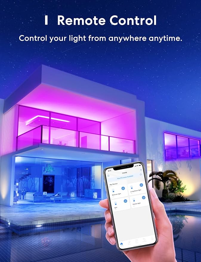 Meross Outdoor Smart Plug & Smart Light Bulb Compatible with Apple HomeKit