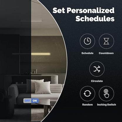 MOES Zigbee Smart Switch 2 Gang, Require MOES Zigbee Hub and Neutral Wire, Double Inteligente Light Switch, Work as Relay, Support Tuya Smart Life, White