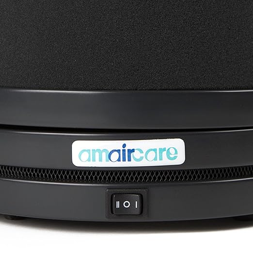 Amaircare 03-A-3KSL-00 Roomaid HEPA Air Filtration System, Slate