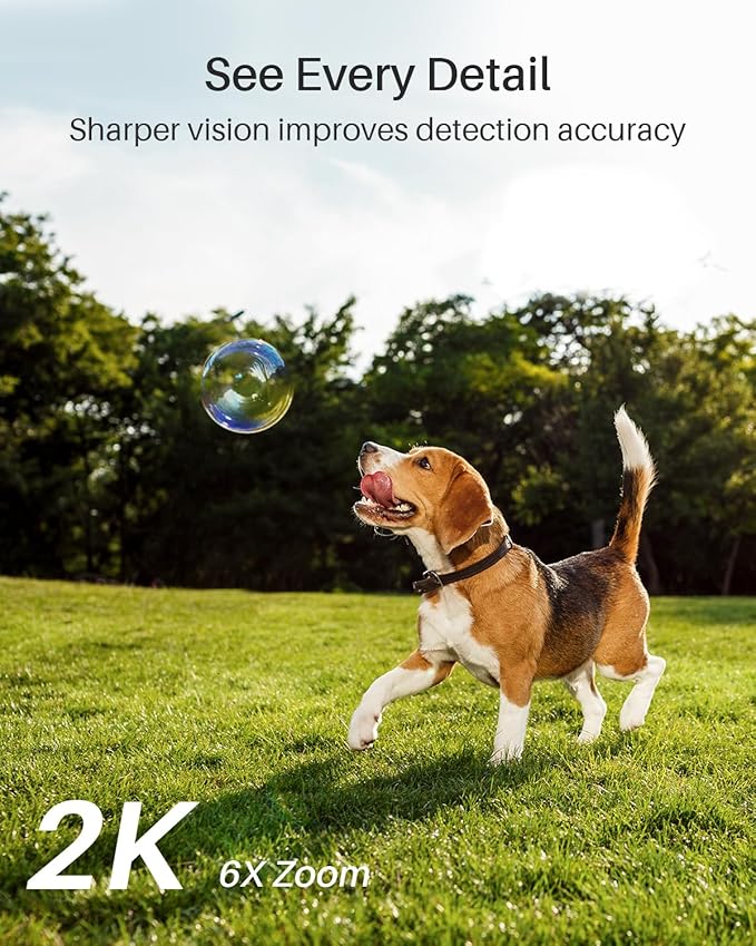 WUUK Security Cameras Wireless Outdoor, Indoor Home Surveillance System, 2K, No Monthly Fee, Motion Alert, Night Vision, 2.4/5 GHz WiFi, 32G Local Storage, Compatible with Alexa & Google, 2-Camera Kit