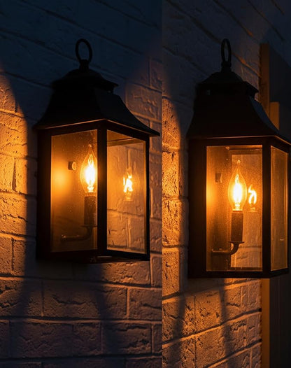 Flickering Flame Light Bulbs -Perfect Ambiance for Halloween Christmas, E12 LED Flickering Candelabra Bulb, Realistic Flame Effect, 2700K, 3W Energy-Efficient (10pcs)