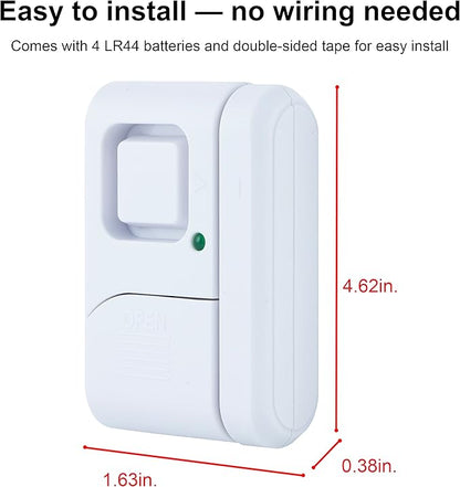 GE 45115 Wireless Magnetic Window Alarms 2 Pack