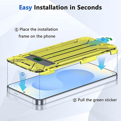 Fotbor for Samsung Galaxy S25 28° Privacy Screen Protector with [3s Installation Frame], Case Friendly 9H+ Tempered Glass 2Pack