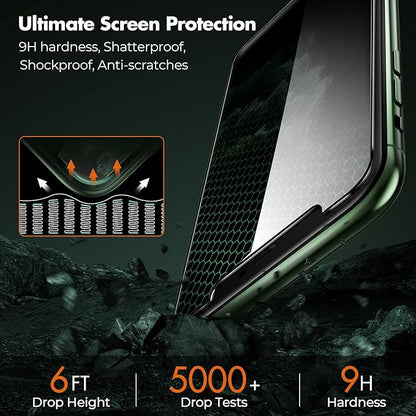 UNBREAKcable 2 Pack Privacy Screen Protector for iPhone 11 Pro Max/Xs Max, Shatterproof Tempered Glass [True 28°Anti Spy] [9H Hardness] [Easy Installation] Protector for Apple 6.5"