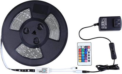 MIHEAL Led Light Strip,WiFi Wireless Smart Phone Controlled Strip Light Kit 32.8ft 300leds 5050 Waterproof IP65 LED Lights,Compatible with Android and iOS System,Alexa