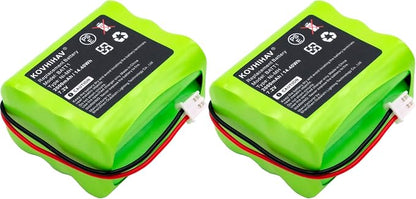 2 gig Battery 2X Control Panel Security System Alarm Battery for 228844 BATT1X BATT2X 6MR2000AAY4Z 10-000009-001 10-000013-001 PERS-4200(2 Pack)