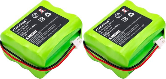 2 gig Battery 2X Control Panel Security System Alarm Battery for 228844 BATT1X BATT2X 6MR2000AAY4Z 10-000009-001 10-000013-001 PERS-4200(2 Pack)