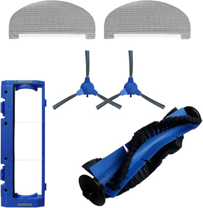 Robot Vacuum Cleaner Replacement Parts for Eufy G40 G40 Hybrid+ Accessories Kit with Main Brush Side Brushes Mop Cloth Main Brush Guard