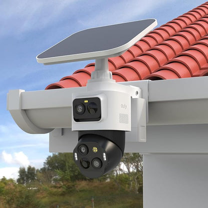 Gutter Mount Bracket Compatible with eufy PoE NVR Security System S4 Max,eufyCam S4 and eufy PoE Bullet-PTZ Cam S4 Security Camera (White)