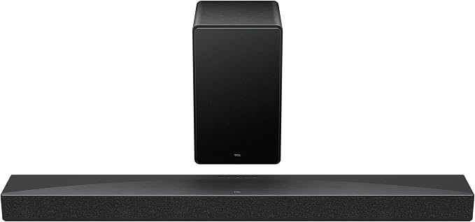 TCL Q65H 5.1 Surround Sound Bar with Wireless Subwoofer for Smart TV | Dolby Atmos DTS:X Calibration | 580W Power Bluetooth Home Theater Speaker with Bass | App Control & Remote Control | Latest Model