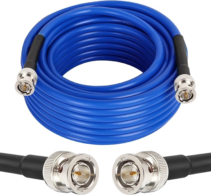 XRDS -RF 12G SDI Cable 35FT, SDI Video Cables 3G/6G/12G 75ohm BNC Male Cable Supports HD-SDI/3G/6G-SDI/4K/8K for Video Security Camera Converter